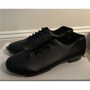 Girls Tap Shoes Black Lace Up Dance Shoes Size 6 M - NEW no box Girls Danshuz